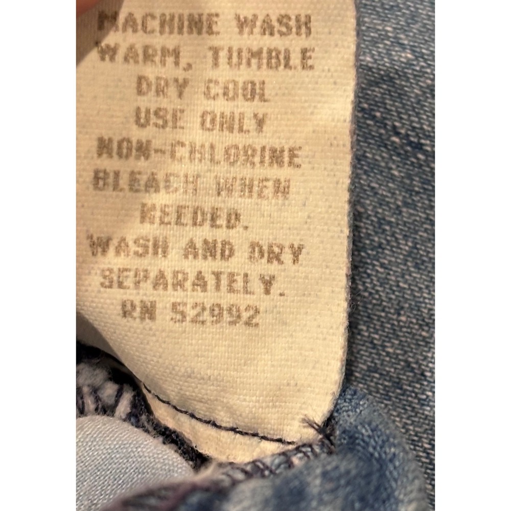 Venezia Jeans Womens‎ 16 Light Wash High Rise Pleated Mom Jeans Made USA Cotton - Picture 4 of 14